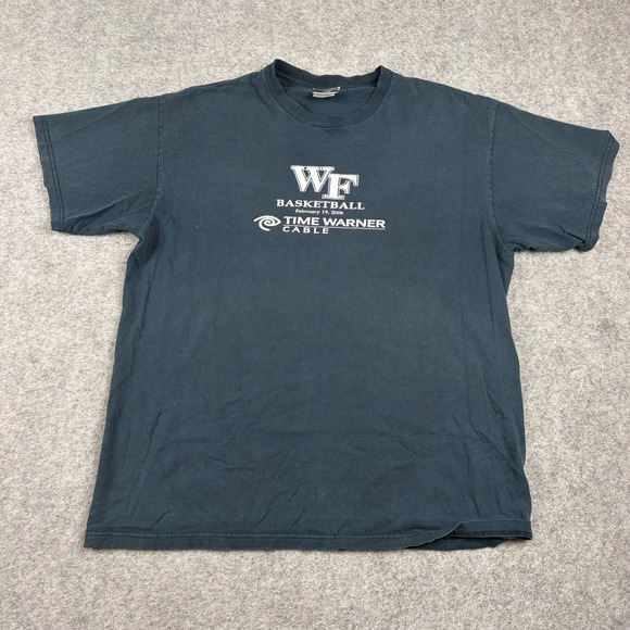 New Balance Other - New‎ Balance Graphic T-Shirt Mens XL Black Wake Forest Basketball 2006 Y2K Tee